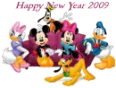 mickey and gang happy new year 2009