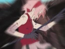 sakura fighting against sasori