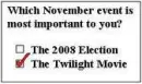 Twilight is the most important thing:P