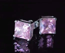 Pink Diamond Earrings