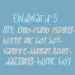 edward is my 