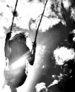 girl swinging