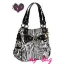 Kathy Van Zeeland Zebra Handbag