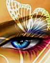 Blue Butterfly Eye