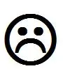 Sad face.