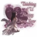 My Mauve Heart - Thinking of you, Happy New Year