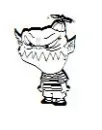 Angry monster.