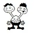 Two headed monster.