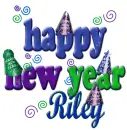 HNY hats ... Riley