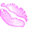pretty pink kiss