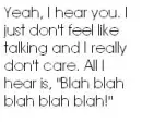 I Don't Care.