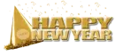 new year gold