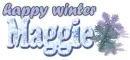 Maggie ... winter snowflakes