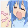 Konata - yawn