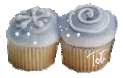 Winter Ice Cupcakes