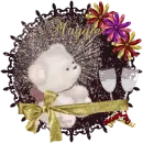 New Year Wrapped Bear - Maggie