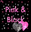Pink and Black Icon