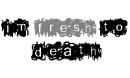 I'm fresh to death animated colorful text