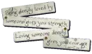 Courage misc or qoute with a bench written there clipart