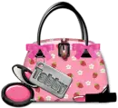 Pink strawberry bag- Tabby