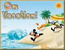 on vacation