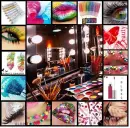 girls stuff collage