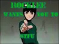 Rocklee wants you to.....