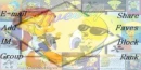 Tweety Bird Collage Contact Table