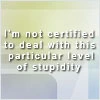 stupidity