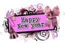 Pink Happy New Year