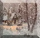 Church in Snow Storm