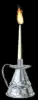 Candle in old Metal Holder