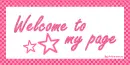 Welcome to my page