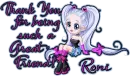 Ty 4 being a Grt Friend, Roni