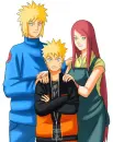 Naruto, His dad and his mom