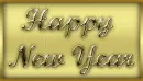 Gold new year