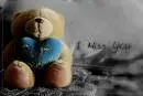 bear with a blue cold heart