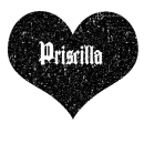 black heart, priscilla