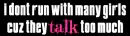 girls talk shit