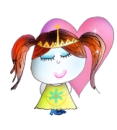 Cute Girl with Tiara