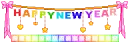 Happy New Year (Rainbow)