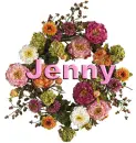 FLOWER WREATH: JENNY