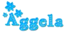 Aggela- blue with diamonds