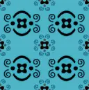 Blue and Black 