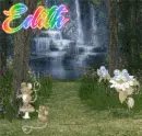 Fairy in Forest Waterfall - Edith