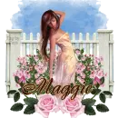 Beauty Among Roses - Maggie