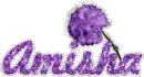 Amisha Purple Flower