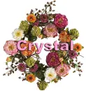 FLOWER WREATH: CRYSTAL