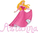 Azianna with Sleeping Beauty Aurora