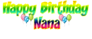 Happy Birthday Nana
